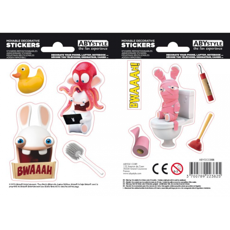 Наклейки ABYstyle: Raving Rabbids