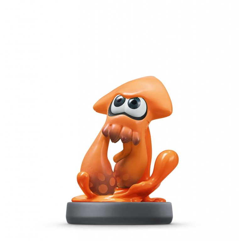 Amiibo Инклинг-кальмар - оранжевый (Inkling Squid - orange) (Splatoon) (Б/У)