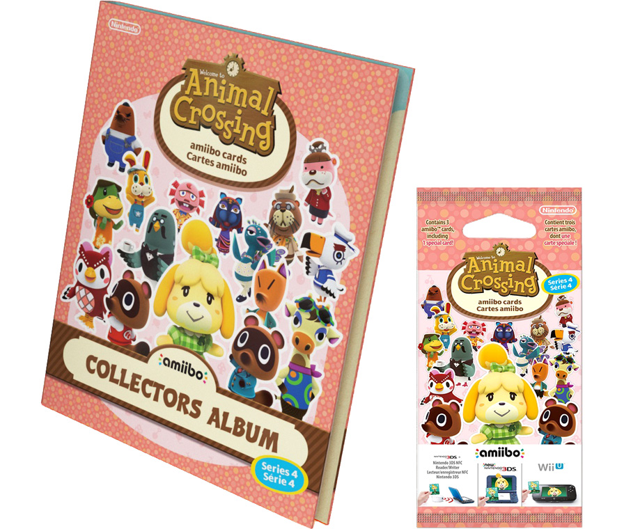 Карты amiibo - Animal Crossing HHD - Бустер 3 карты + Коллекционный Альбом (серия 4)