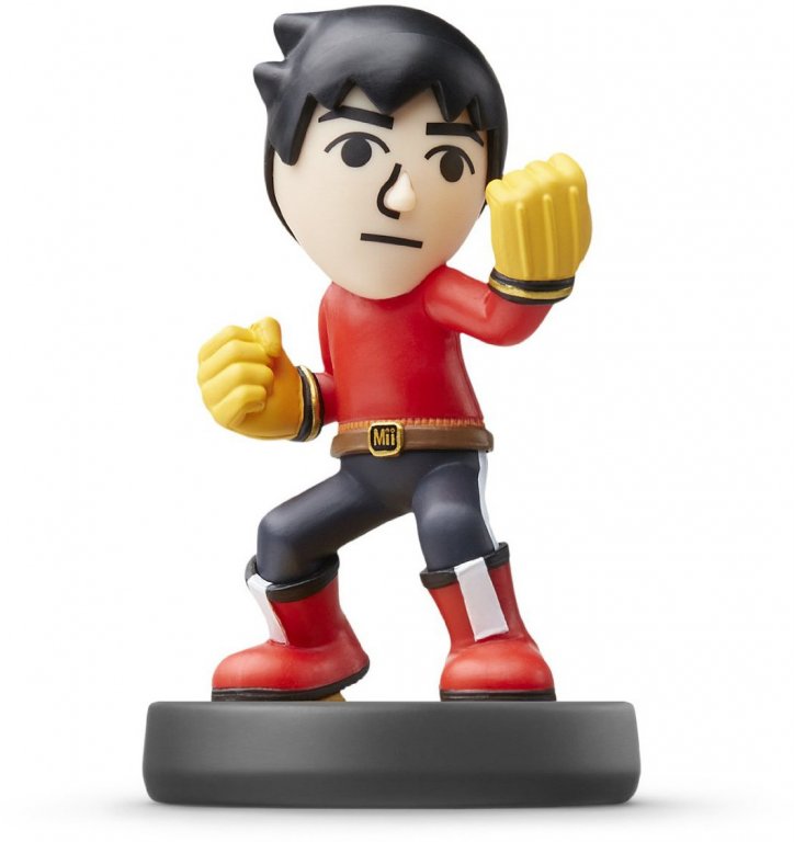 Amiibo No.48 Mii-Драчун (Mii Brawler) (Super Smash Bros)
