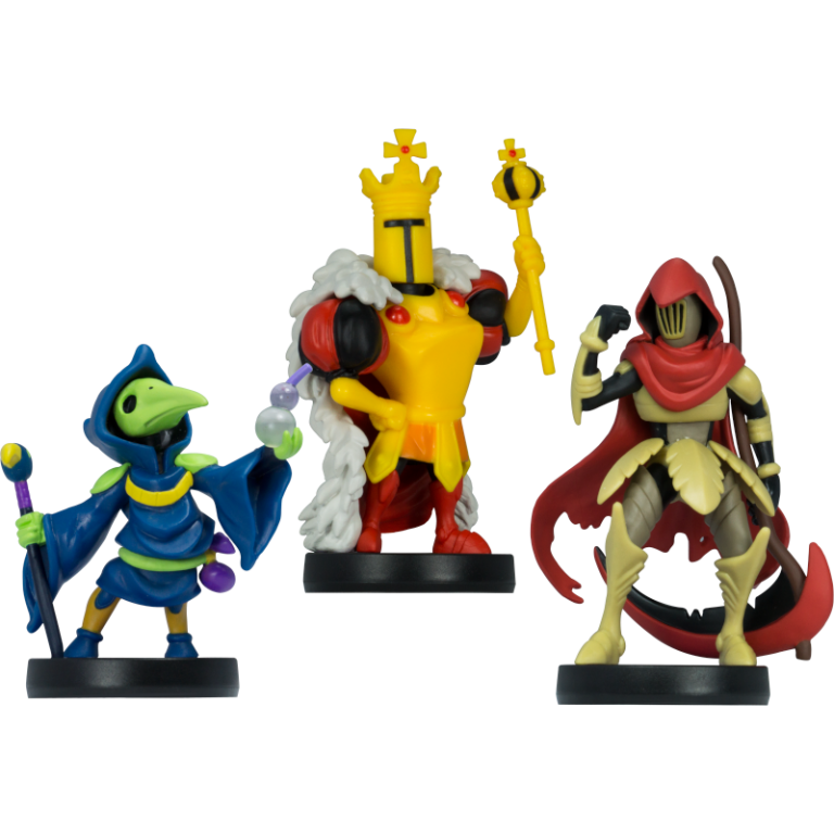 Amiibo Shovel Knight Treasure Trove 3-pack (Plague Knight, Specter Knight, King Knight), (Б/У)