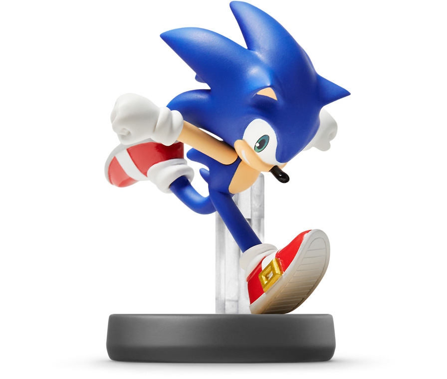 Amiibo No.26 Ёжик Соник (Sonic the Hedgehog) (Super Smash Bros)