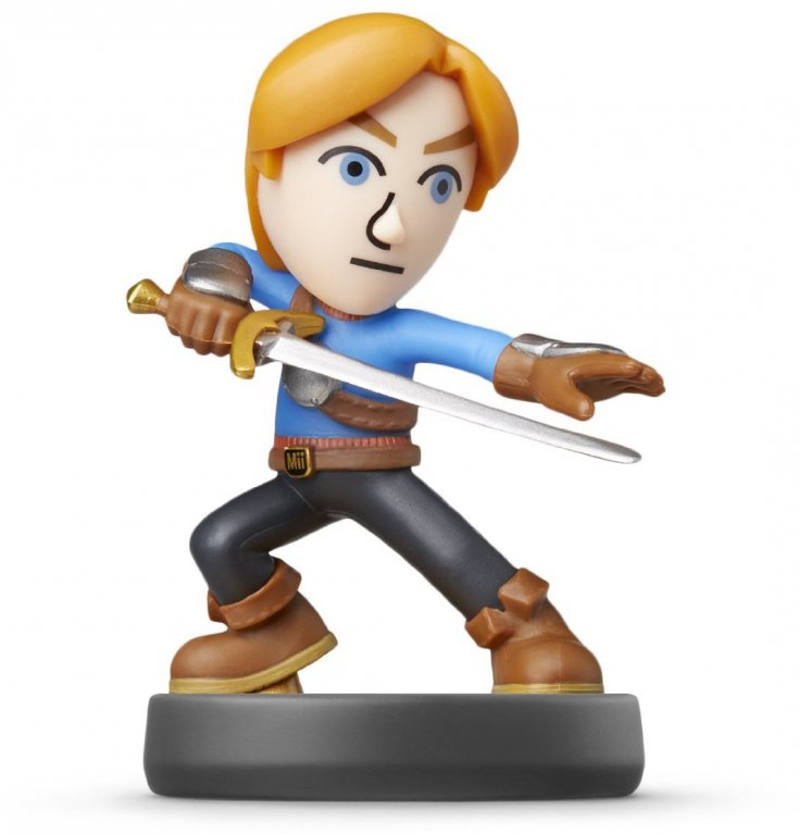 Amiibo No.49 Mii-мечник (Super Smash Bros)
