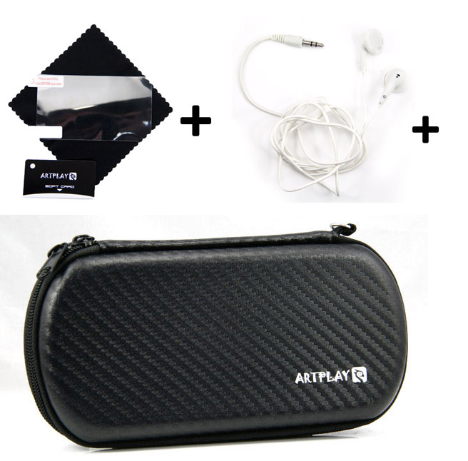 Artplay's Kit-3101 Набор 3 в 1 (сумка,пленка,наушники) ( PSPE1008 Street/3000) carbon,fiber,eva