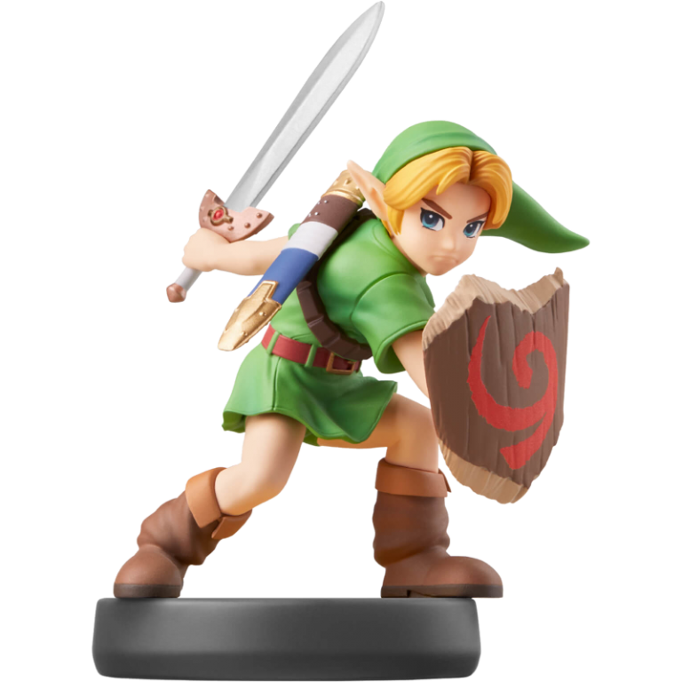 Amiibo No.70 Юный Линк (Young Link) (Super Smash Bros) (Б/У)