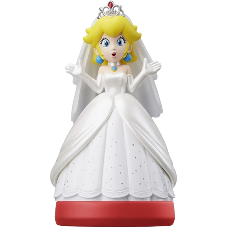 Amiibo свадебная Пич (Wedding Peach) (Super Mario Odyssey) (Б/У)