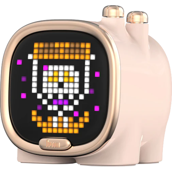 Портативная колонка Divoom Zooe с пиксельным LED-экраном (розовый)