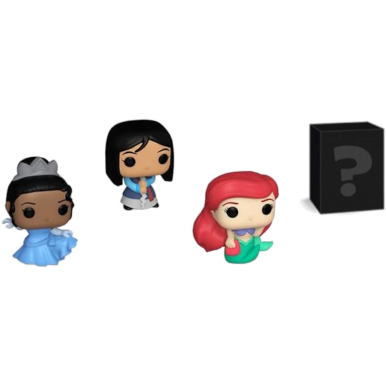 Фигурка Funko Bitty POP! Disney Princess: Ariel + Mulan + Tiana + Mystery (4 Pack)
