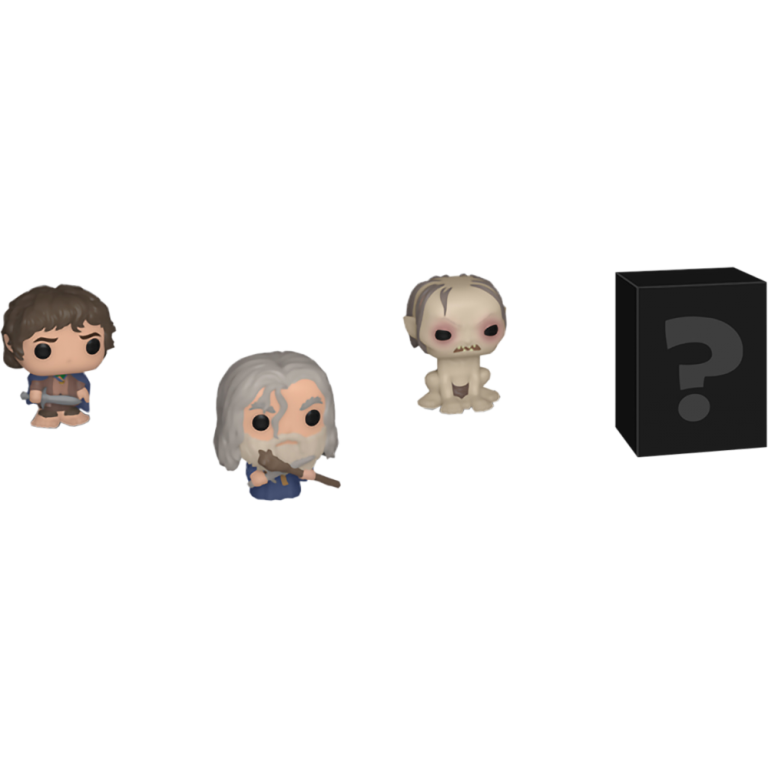 Фигурка Funko Bitty POP! LOTR: Frodo Baggins + Gandalf + Gollum + Mystery (4 Pack)