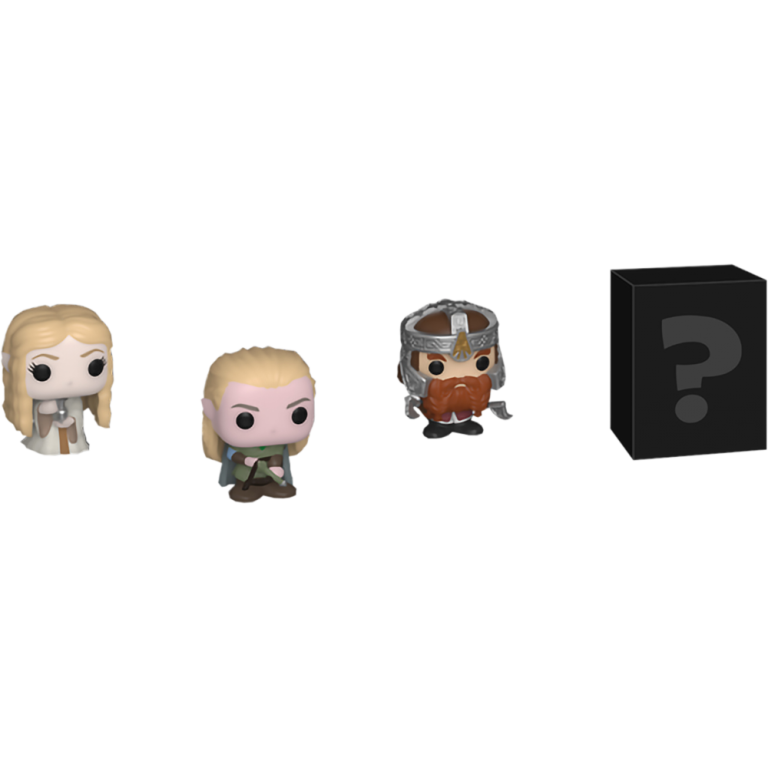 Фигурка Funko Bitty POP! LOTR: Galadriel + Legolas + Gimly + Mystery (4 Pack)
