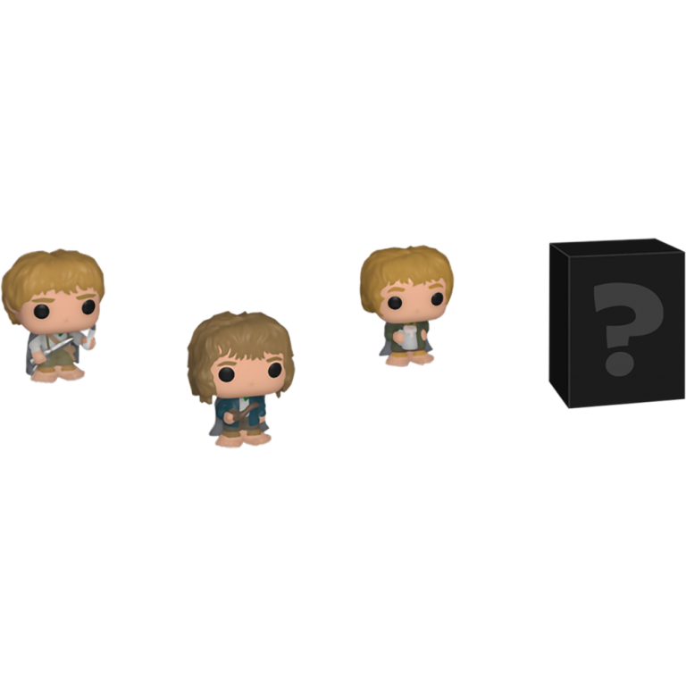 Фигурка Funko Bitty POP! LOTR: Samwise Gamgee + Pippin Took + Merry Brandybuck + Mystery (4 Pack)