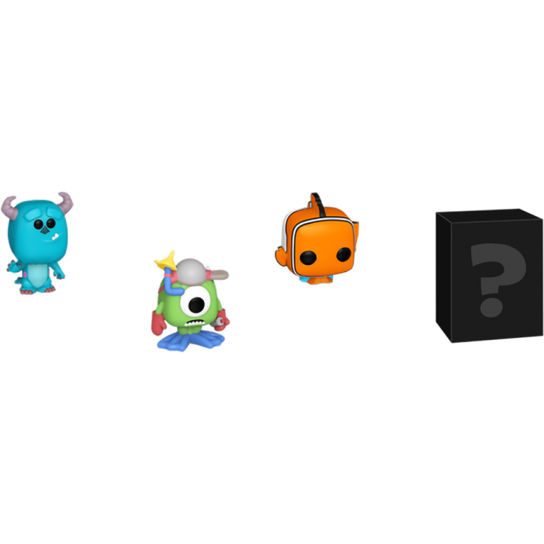 Фигурка Funko Bitty POP! Pixar: Sulley + Mike Wazowski + Nemo + Mystery (4 Pack)