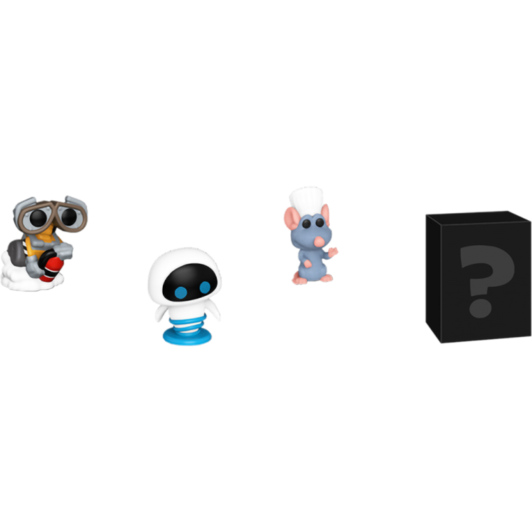 Фигурка Funko Bitty POP! Pixar: Wall-E + EVE + Remy + Mystery (4 Pack)