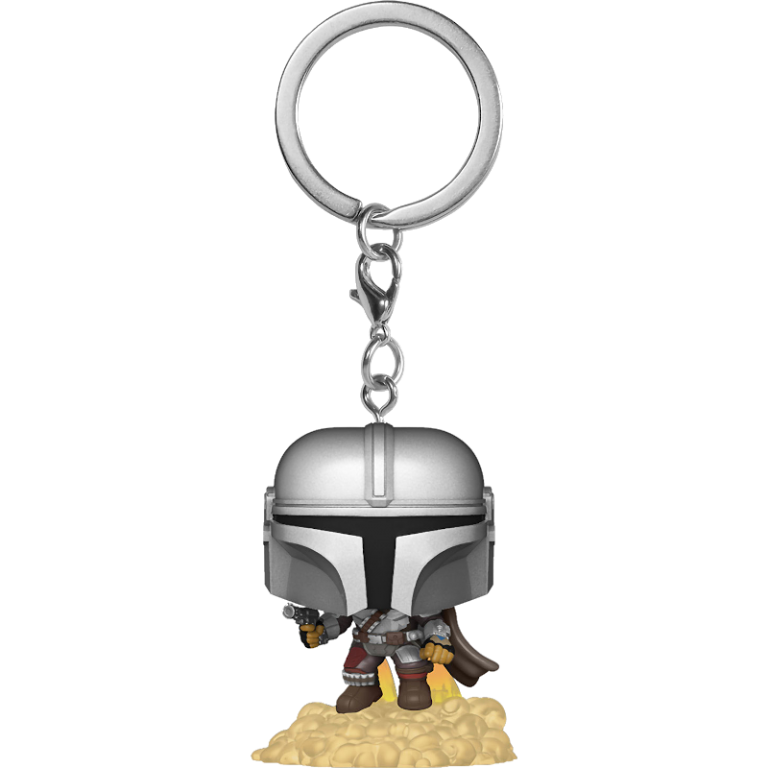 Брелок Funko Pocket POP! Star Wars: Mandalorian: Mandalorian with Blaster