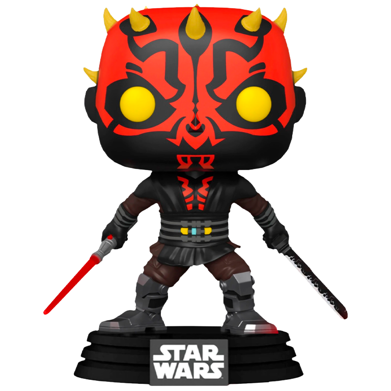 Фигурка Funko POP! Bobble Star Wars Clone Wars Darth Maul w/Saber (Exc) 56790 №450