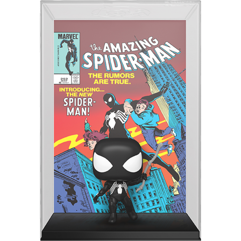 Фигурка Funko POP! Comic Covers: Marvel Amazing Spider-Man #252 Spider-Man Black Suit #40