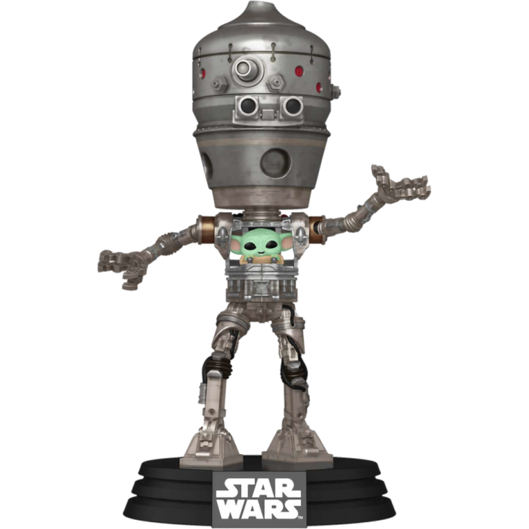 Фигурка Funko POP! Deluxe: Star Wars: IG-12 with Grogu #720
