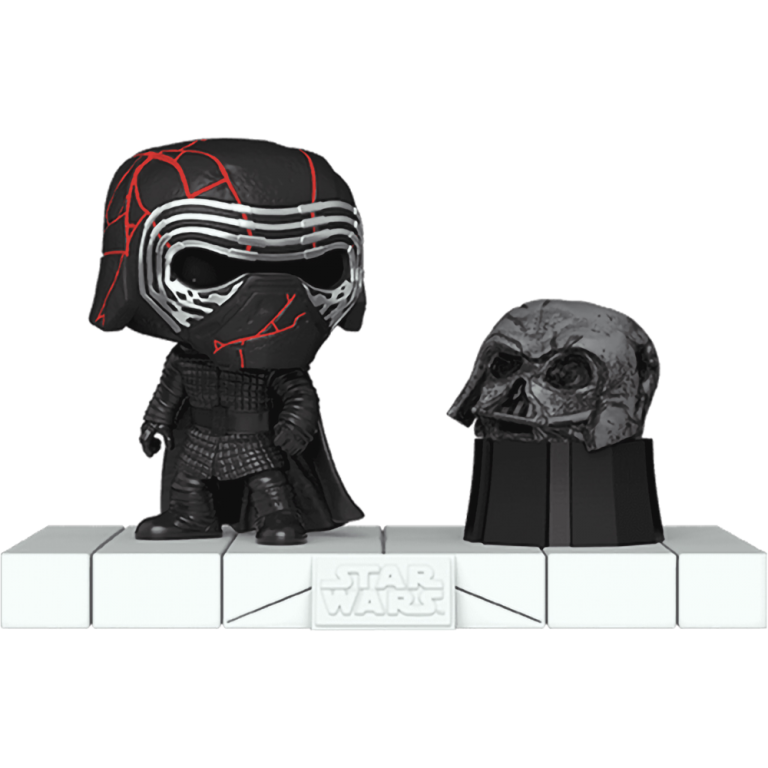 Фигурка Funko POP! Deluxe: Star Wars: Kylo Ren with Darth Vader's Helmet #739