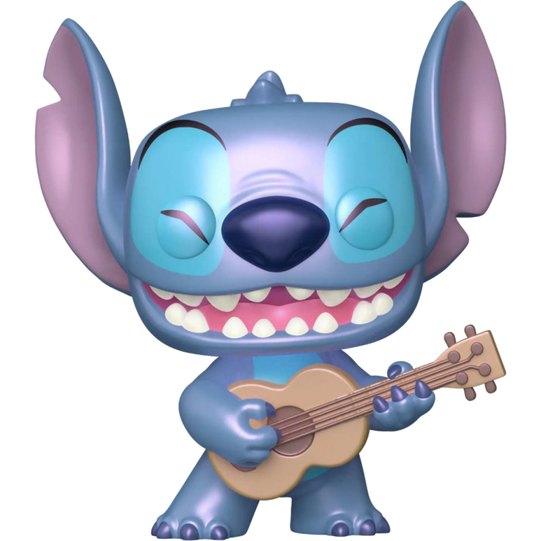 Фигурка Funko POP! Disney: Lilo & Stitch: Stitch (with Ukulele) (PRL) #1044