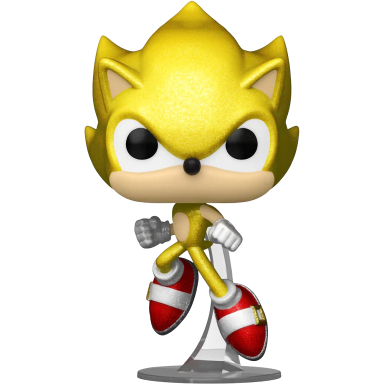 Фигурка Funko POP! Games: Sonic the Hedgehog: Super Sonic (Chase) #923