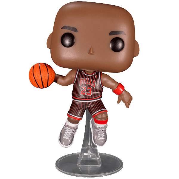 Фигурка Funko POP! NBA Bulls Michael Jordan w/Jordans (Black Pinstripe Jersey) (Exc) #126