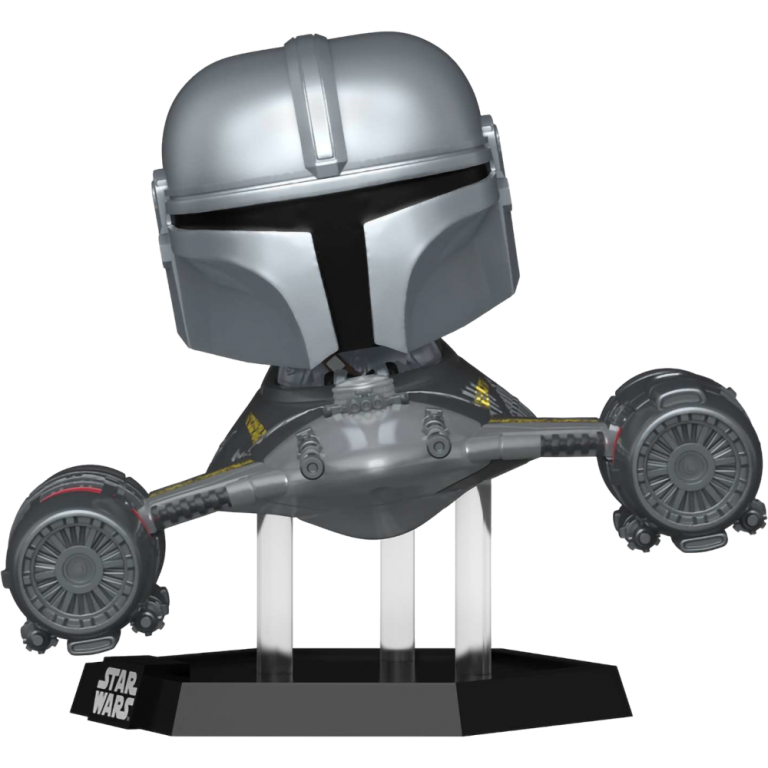 Фигурка Funko POP! Rides: Mandalorian: The Mandalorian in N-1 Starfighter with R5-D4 #670