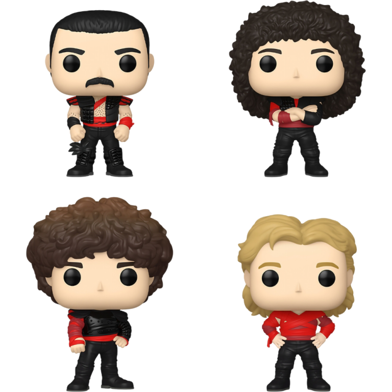 Фигурка Funko POP! Rocks: Queen: Freddie Mercury + Bryan May + John Deacon + Roger Taylor (4 Pack)