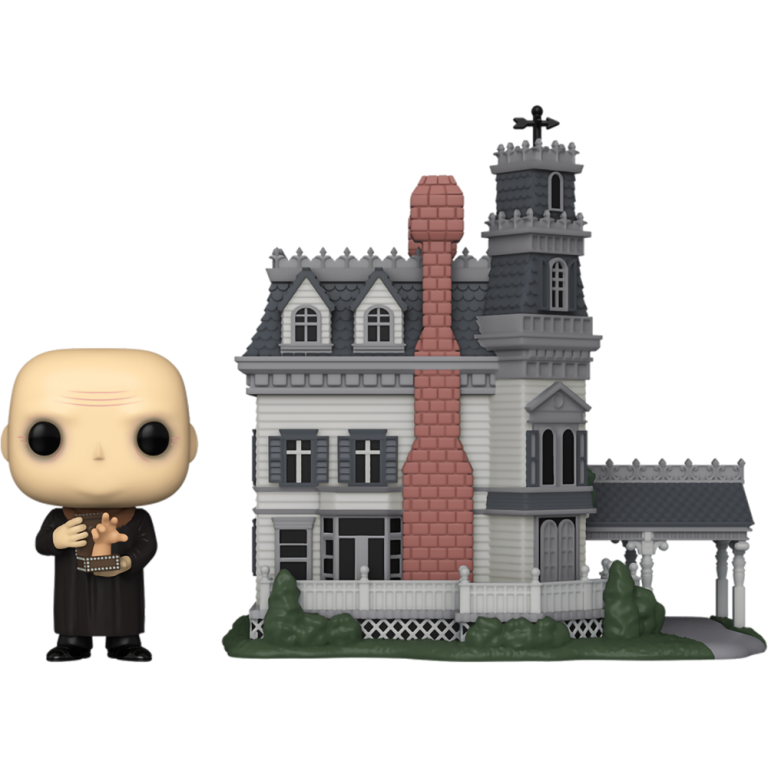 Фигурка Funko POP! Town: The Addams Family: Uncle Fester & Addams Family Mansion #40