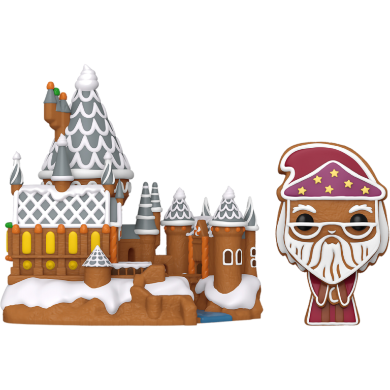 Фигурка Funko POP! Town: Harry Potter: Gingerbread Albus Dumbledore and Hogwarts #42