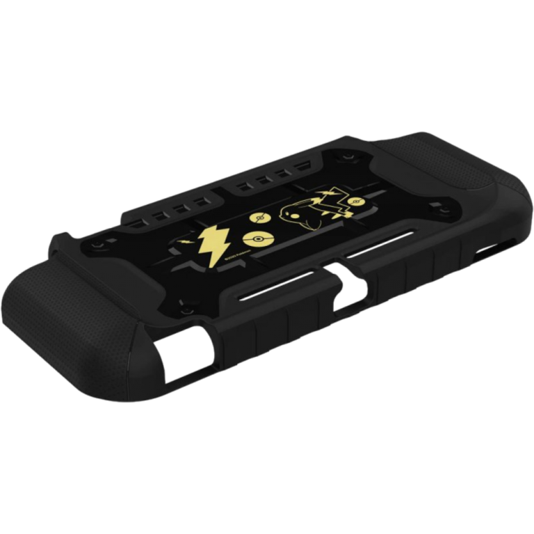 Hori Защитный чехол Hori Hybrid system armour для Switch Lite, Pokemon: Pikachu Black & Gold (NS2-077U) (Б/У)