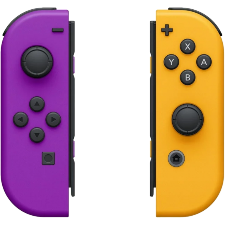 Joy-Con Pair (Neon Purple / Neon Orange) (Б/У)