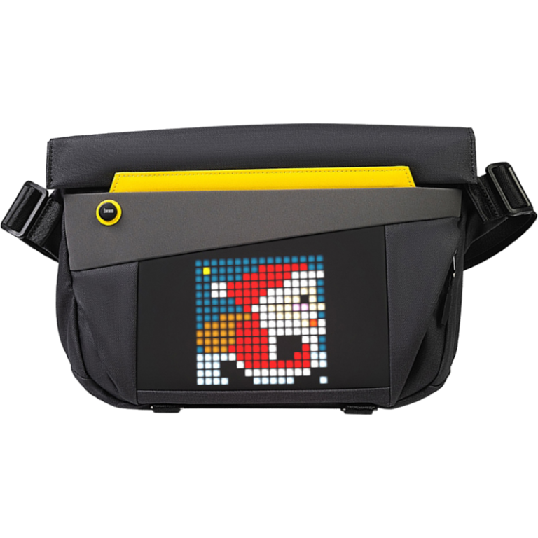 Сумка с пиксельным LED-экраном Divoom Pixoo Slingbag-V