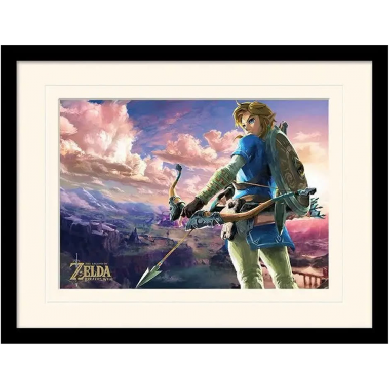 Принт в рамке Legend of Zelda: Breath of the Wild (Hyrule Scene)