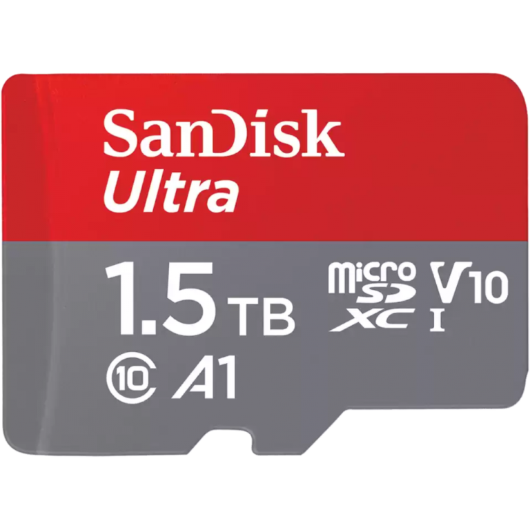 Карта памяти MicroSDXC 1,5TB SanDisk Ultra (150 Mb/s) + SD адаптер