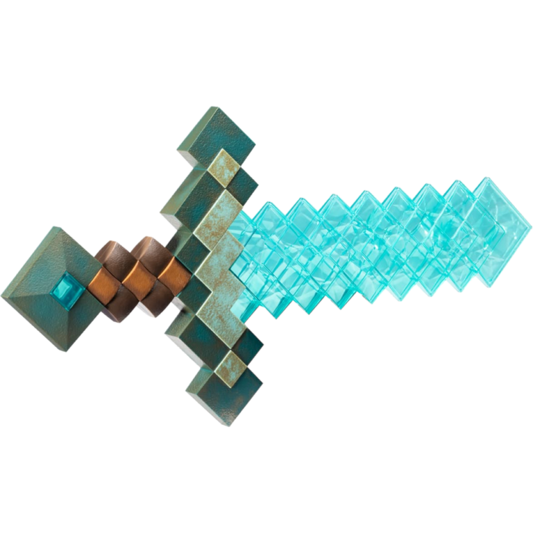 Меч Minecraft Алмазный