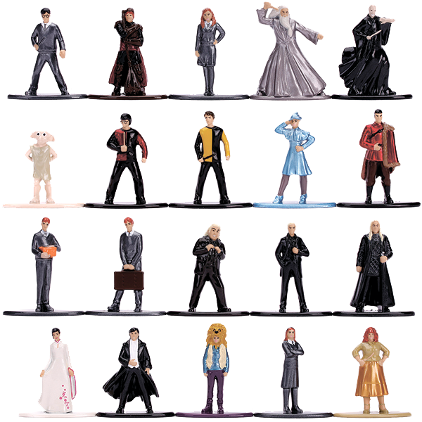 Набор Фигурок Гарри Поттер Nano Metalfigs - wave 4 - (4 см) (20 шт.)