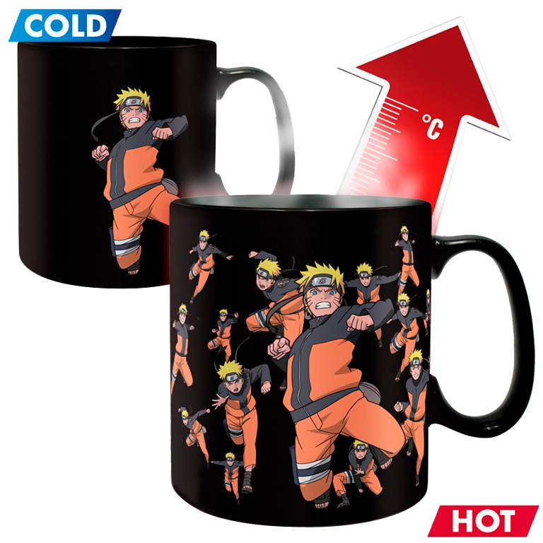 Кружка Naruto Shippuden Multicloning Heat Change 460ml