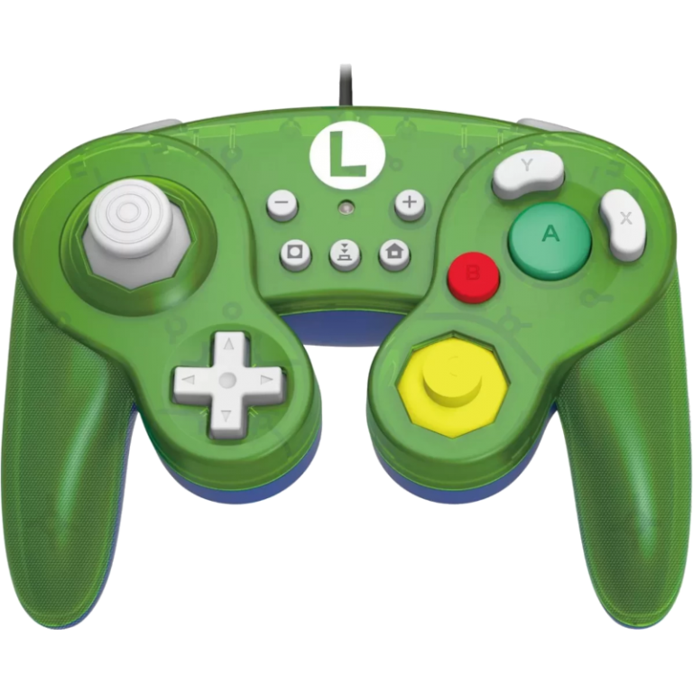 Nintendo Switch Геймпад Hori Battle Pad (Luigi) для консоли Switch (NSW-136U), (Б/У)