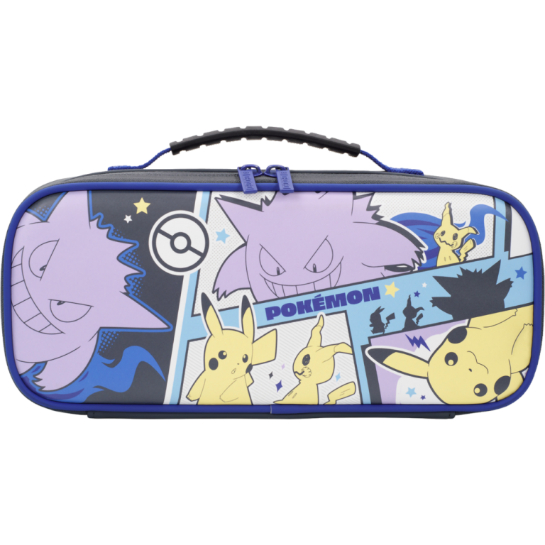 Защитный чехол для Nintendo Switch (Pikachu, Gengar & Mimikyu) (NSW-412U) (Б/У)