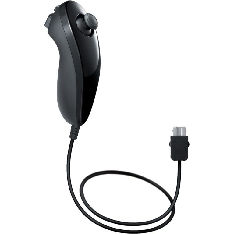 Nintendo Wii U Nunchuk Controller (чёрный) (Б/У)