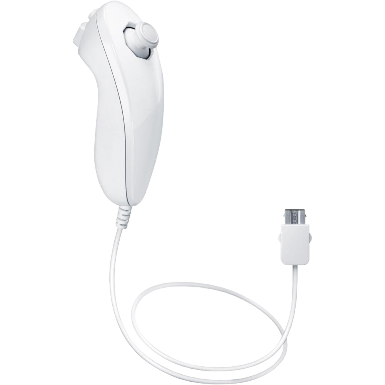 Nintendo Wii Nunchuk Controller (белый) (Б/У)