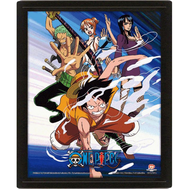 Постер лентикулярный One Piece (Straw Hat Pirates Assault)