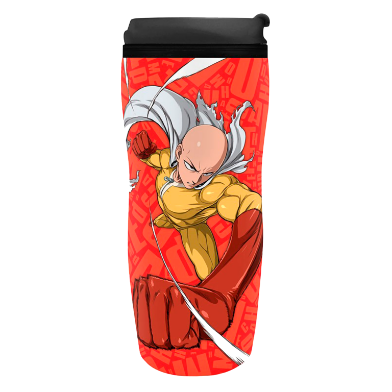 Термокружка One Punch Man Travel mug Saitama Ванпанчмен Сайтама 355 ml