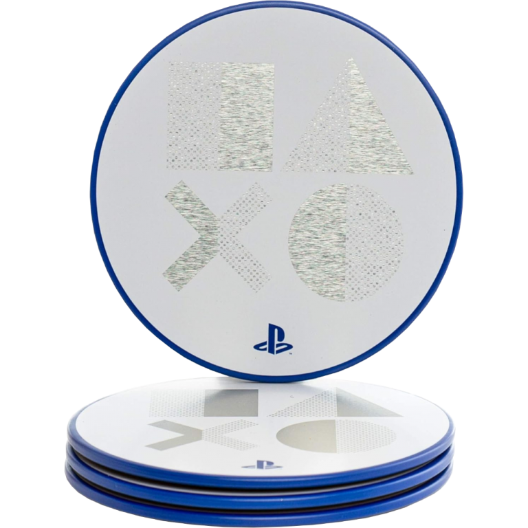 Металлические подставки под напитки Paladone: Playstation PS5 Metal Drink Coasters