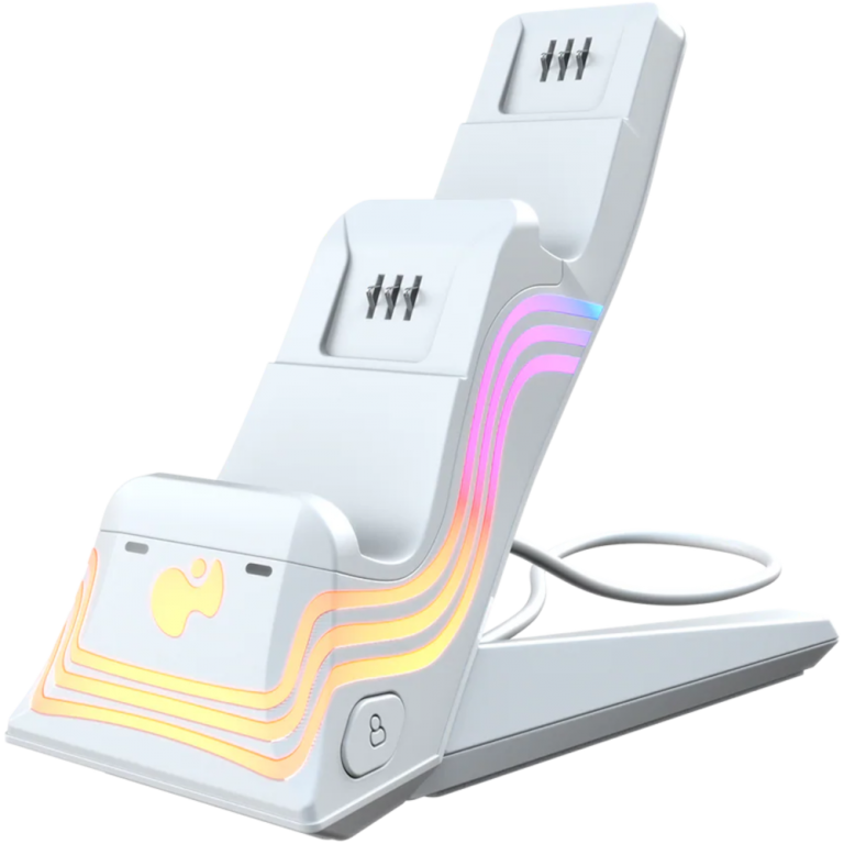 Зарядная станция для двух геймпадов PDP Afterglow Wave Dual Charger (Xbox), white