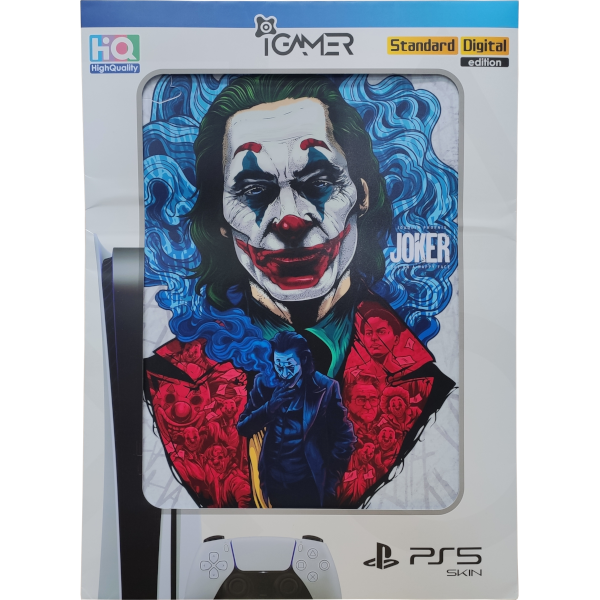 Виниловая наклейка для PlayStation 5 #300 (Joker)