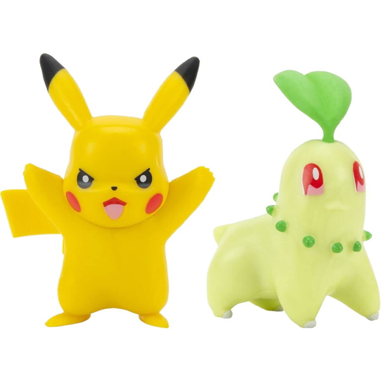 Набор фигурок Pokemon: Battle Figure Pack - Pikachu and Chikorita (Series 10)