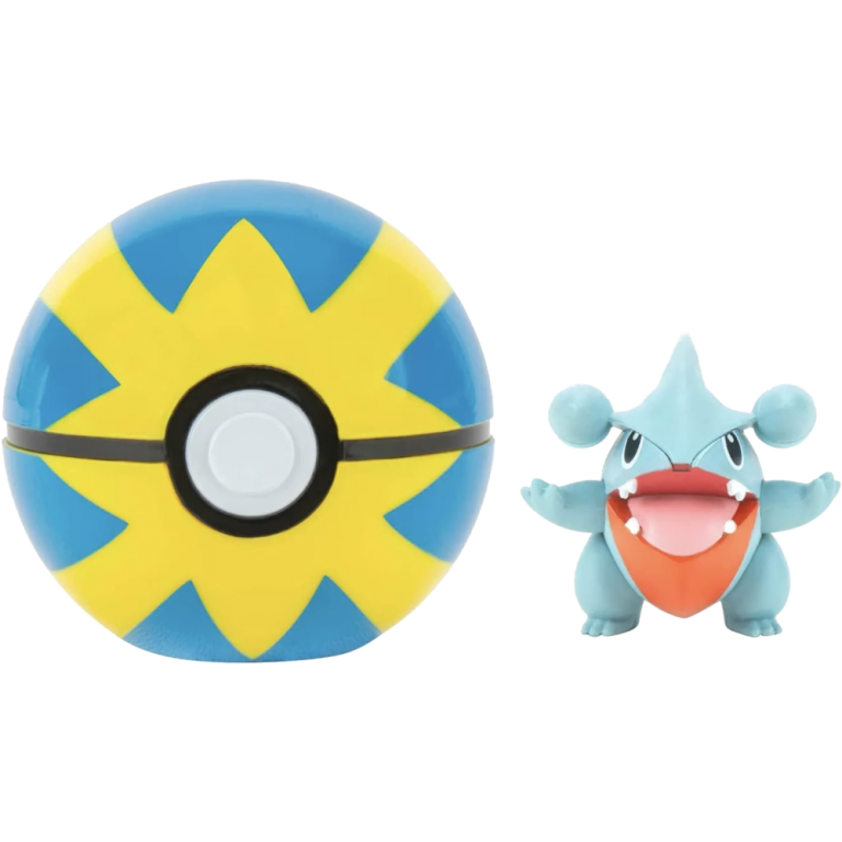 Фигурка и покебол Pokemon Clip n' Go - Gible & Quick Ball
