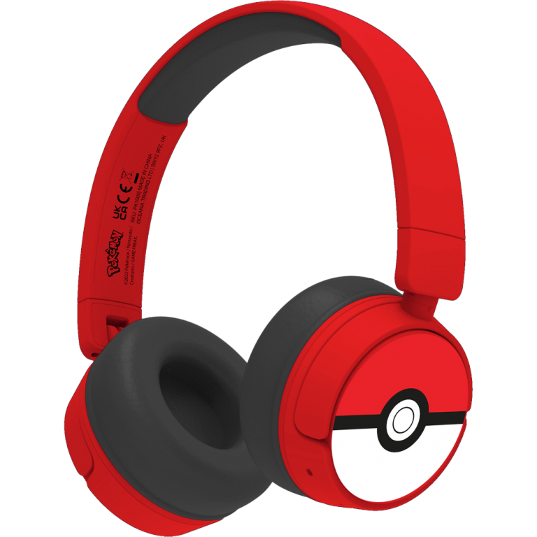 Беспроводная детская гарнитура Pokemon Pokeball (red)