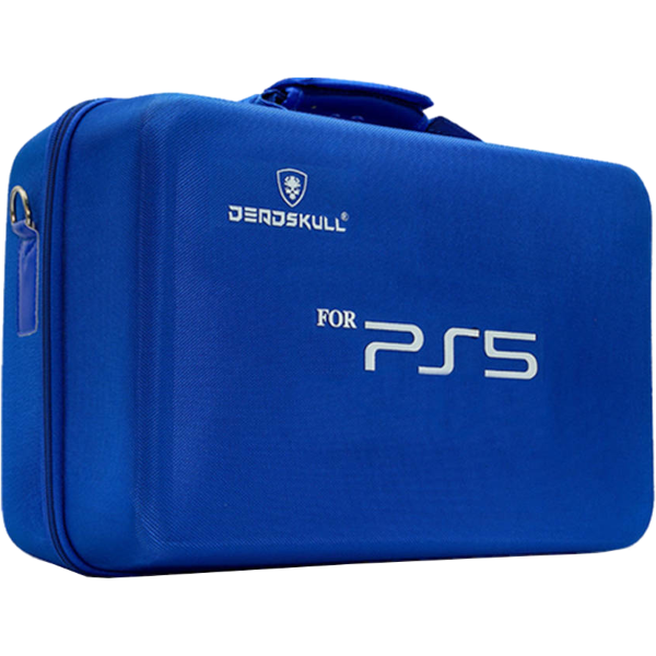Сумка для консоли и геймпадов PS5 Dead Skull Blue